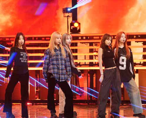 <紅白リハ1日目>LE SSERAFIM・SAKURA、2年連続出場に意気込み パンツスタイルで登場