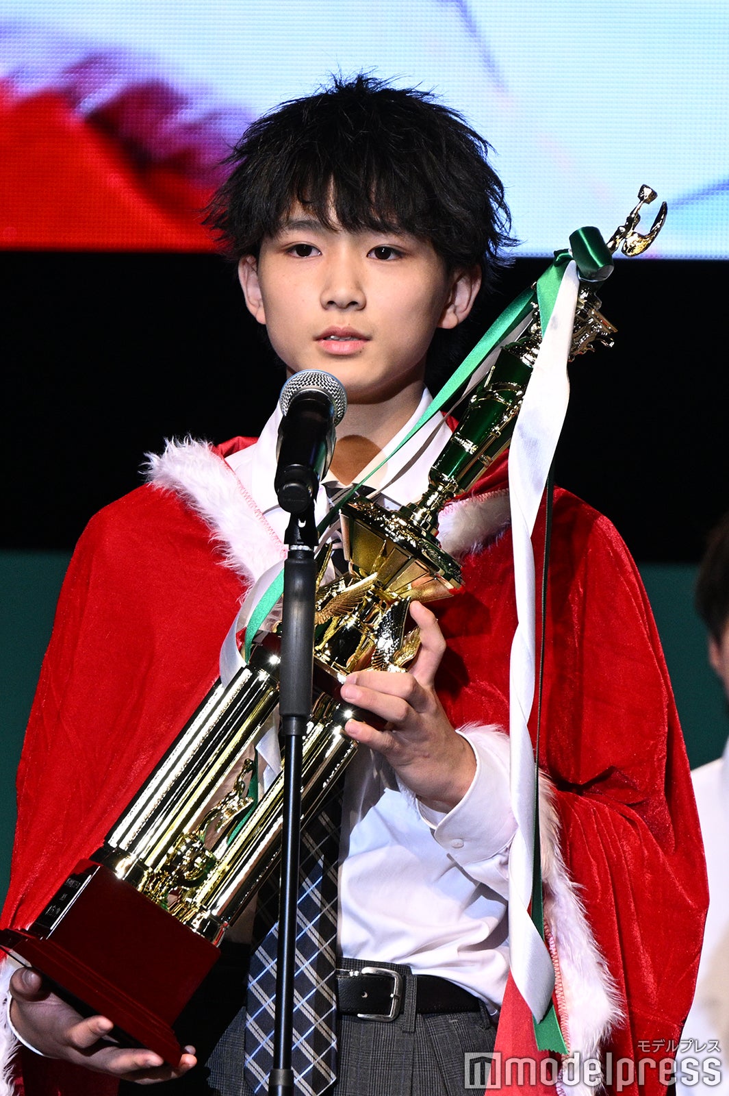 白坂洵葵くん「男子中学生ミスターコン2025」ファイナル審査より（C）モデルプレス