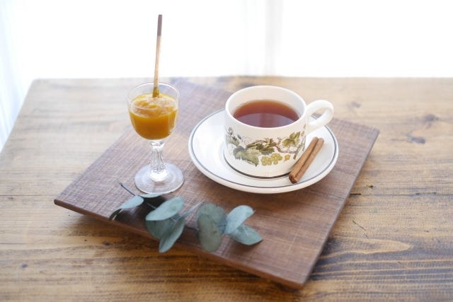 かぼちゃ×紅茶でおうちカフェ開店♡