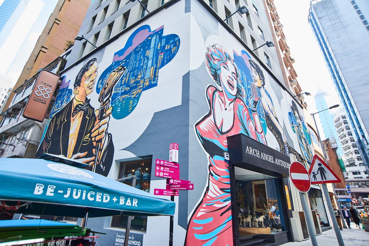 中環のストリートアート/提供画像