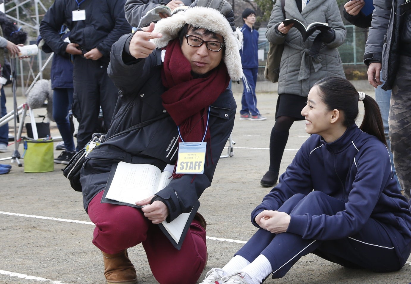 メイキングショット（C）2017『僕らのごはんは明日で待ってる』製作委員会