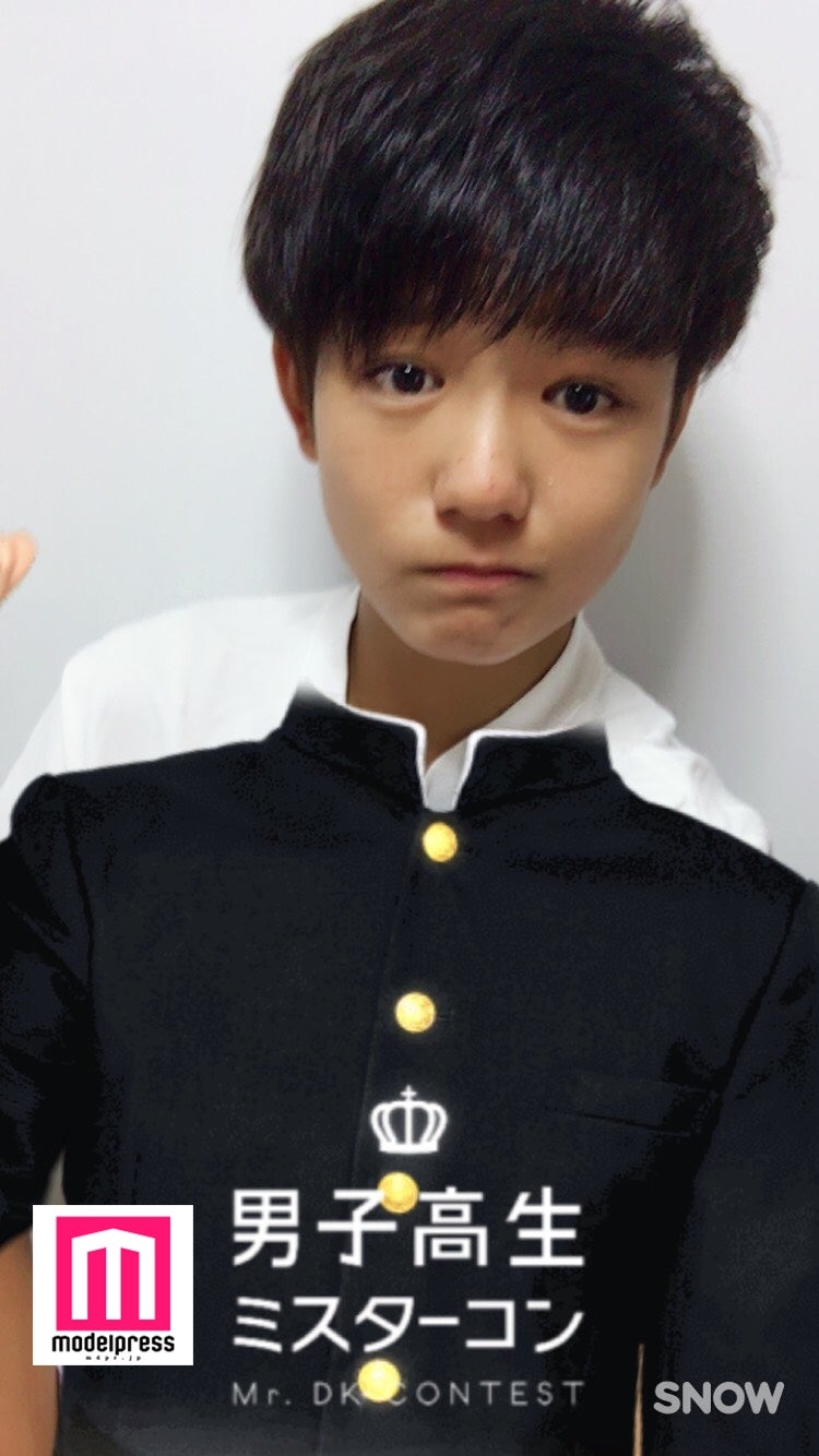 「応援メッセージ数」2位：藤井晴大　
「男子高生ミスターコン2016」中国・四国地方予選／ファイナリスト発表