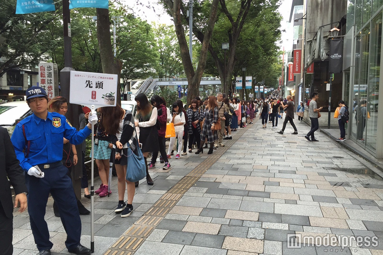 上陸時には長蛇の列が／画像提供：ゴンチャ ジャパン