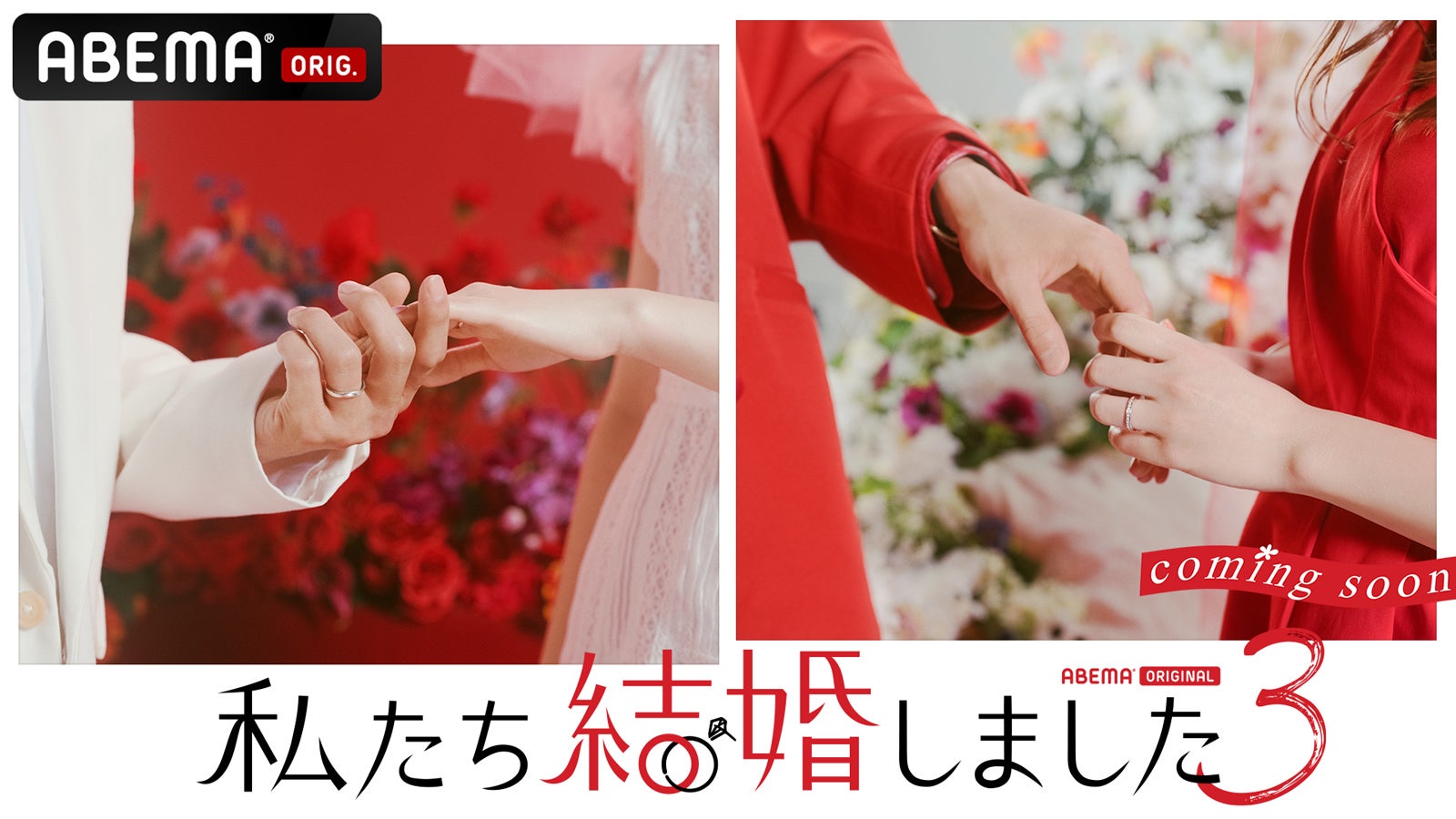 「私たち結婚しました3」ロゴ（C）AbemaTV, Inc.
