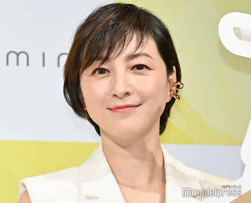 広末涼子、ほっそり二の腕際立つノースリーブ姿で登場 透明感保つ秘訣とは