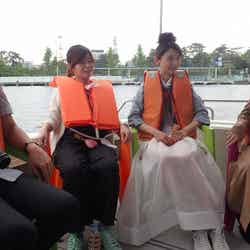 ダレノガレ明美&おのののか、瀬戸内海で日帰りはしご旅(写真左から)ノブ(千鳥)、大久保佳代子、おのののか、ダレノガレ明美/画像提供:TBS