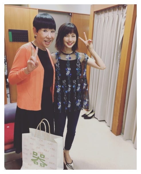 和田アキ子・安田美沙子/安田美沙子オフィシャルブログ(Ameba)より