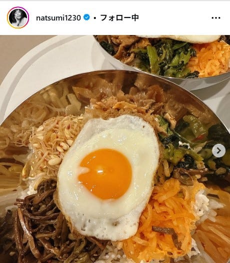 小川菜摘Instagramより