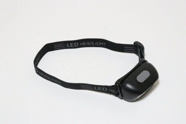 ダイソーのセンサー付きLEDヘッドライト