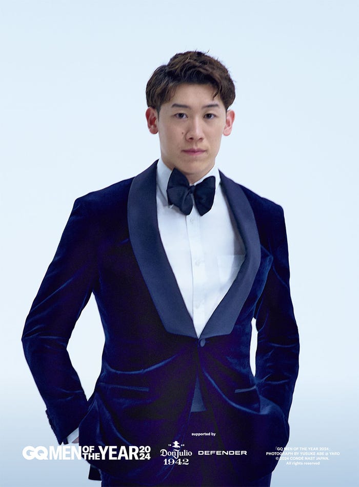 石川祐希選手「GQ MEN OF THE YEAR 2024」(提供写真)