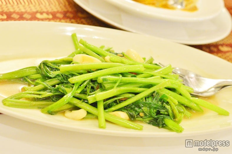 女子に人気の「空芯菜炒め」