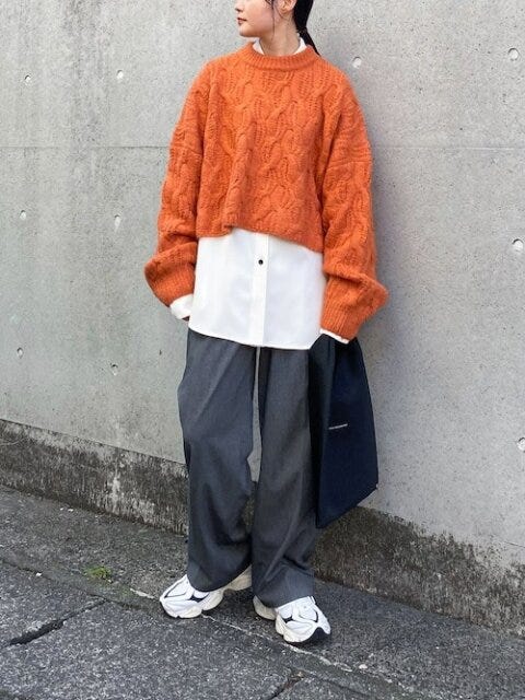 ニット コーデ 冬 大人の最旬ニットコーデ