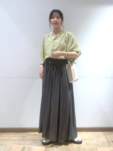 グローバルワーク　低身長　ボトムス　ワイドパンツ