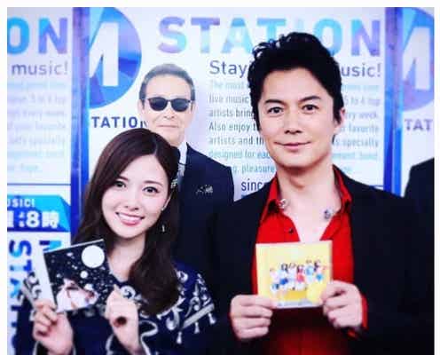 福山雅治、乃木坂46白石麻衣との2ショット公開で「これぞ美男美女」「奇跡の1枚」歓喜の声