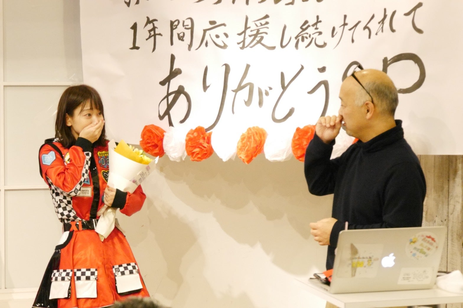 太田奈緒、青木宏行氏 （画像提供：SHOWROOM）