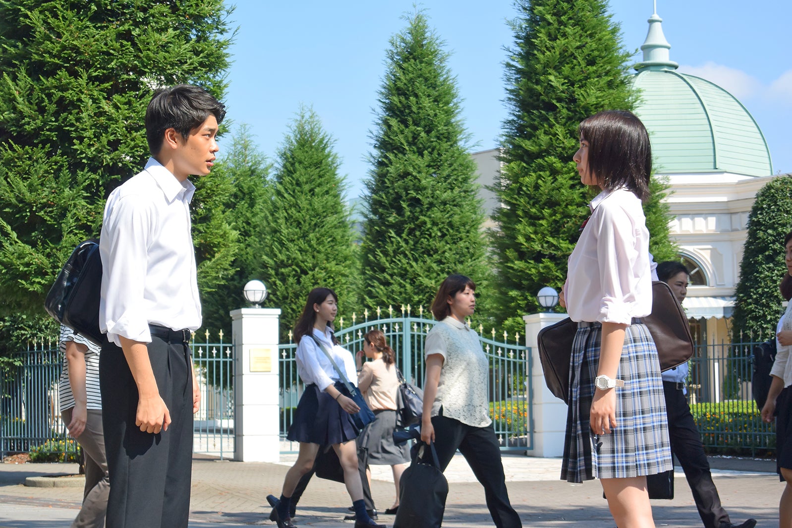 井之脇海、上白石萌歌／「義母と娘のブルース」第6話より（C）TBS