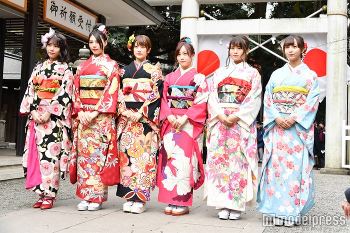 (左から)川後陽菜、相楽伊織、樋口日奈、星野みなみ、山崎怜奈、佐藤楓 (C)モデルプレス