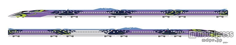 「500 TYPE EVA」デザイン（C）カラー／画像提供：ＪＲ西日本