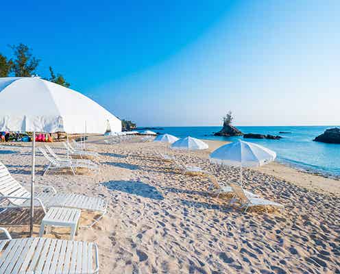 沖縄・カヌチャビーチが海開き