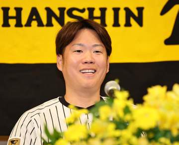 阪神 西勇が引退会見 嶌村本部長「阪神タイガースを選んでくれてありがとう」引退試合は10月7日・広島戦