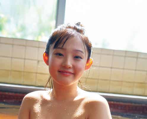 “第二の篠崎愛”と話題の花咲ひより、温泉グラビアで迫力バスト弾ける