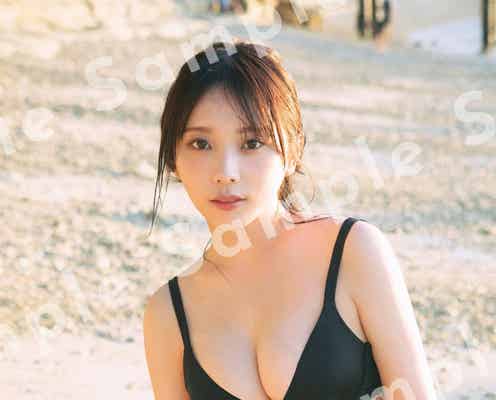 乃木坂46与田祐希、黒水着姿でビーチを散歩 3rd写真集封入特典ポストカード第1弾解禁【ヨーダ】