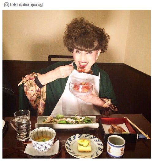 食欲旺盛！この後お肉を食べるそう／黒柳徹子Instagramより