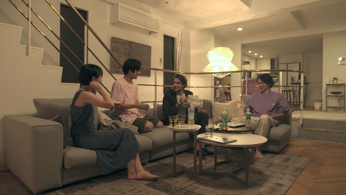 香織、流佳、ジュゼッペ、翔平「TERRACE HOUSE TOKYO 2019-2020」15th WEEK(C)フジテレビ/イースト・エンタテインメント