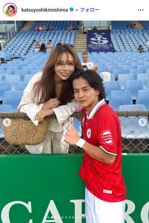君島克佳Instagramより