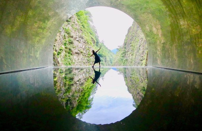 絶景とアクティビティを楽しむおすすめ穴場スポット、新潟県十日町の清津峡にあるトンネル1