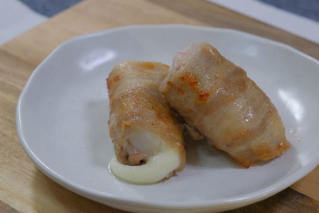 業務スーパーのトッポギを豚バラで調理したアレンジ画像