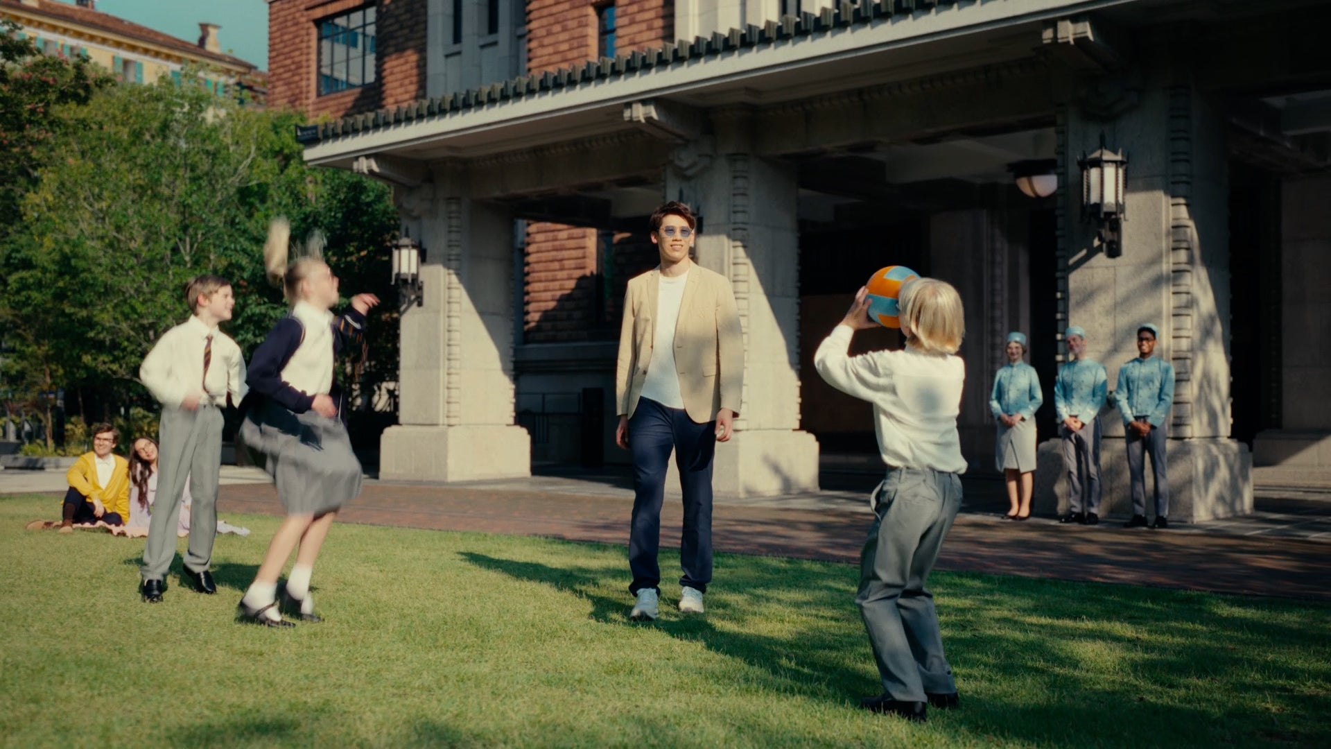 石川祐希選手／新CM「Zoff meets 石川兄妹」篇（提供写真）