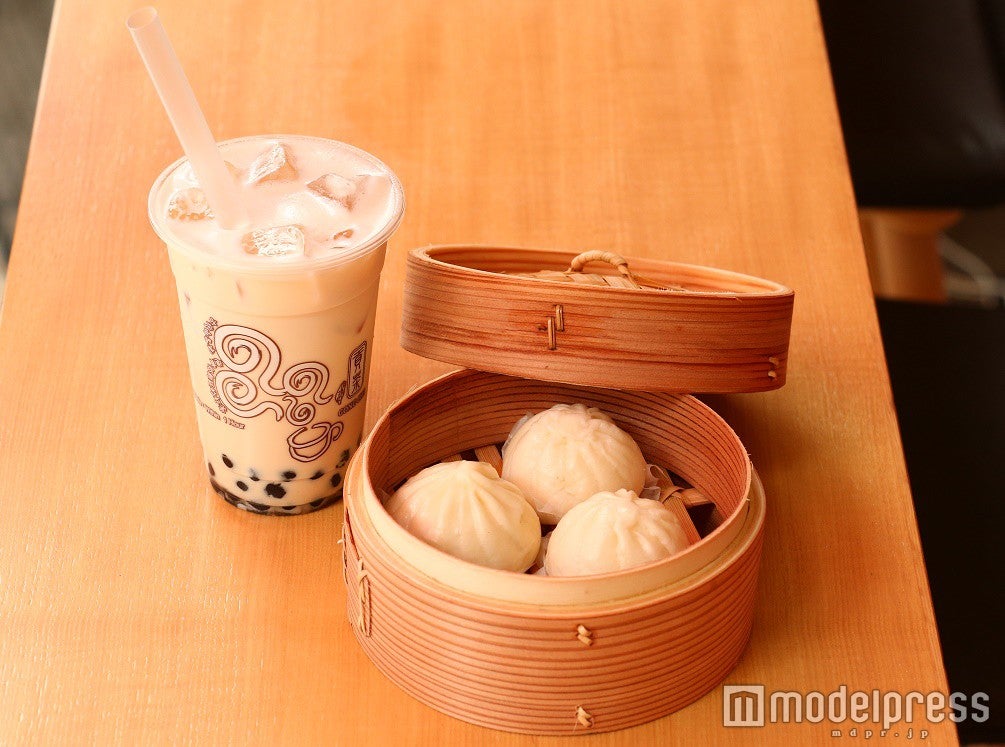 包子＆ミルクティー／画像提供：ゴンチャ ジャパン