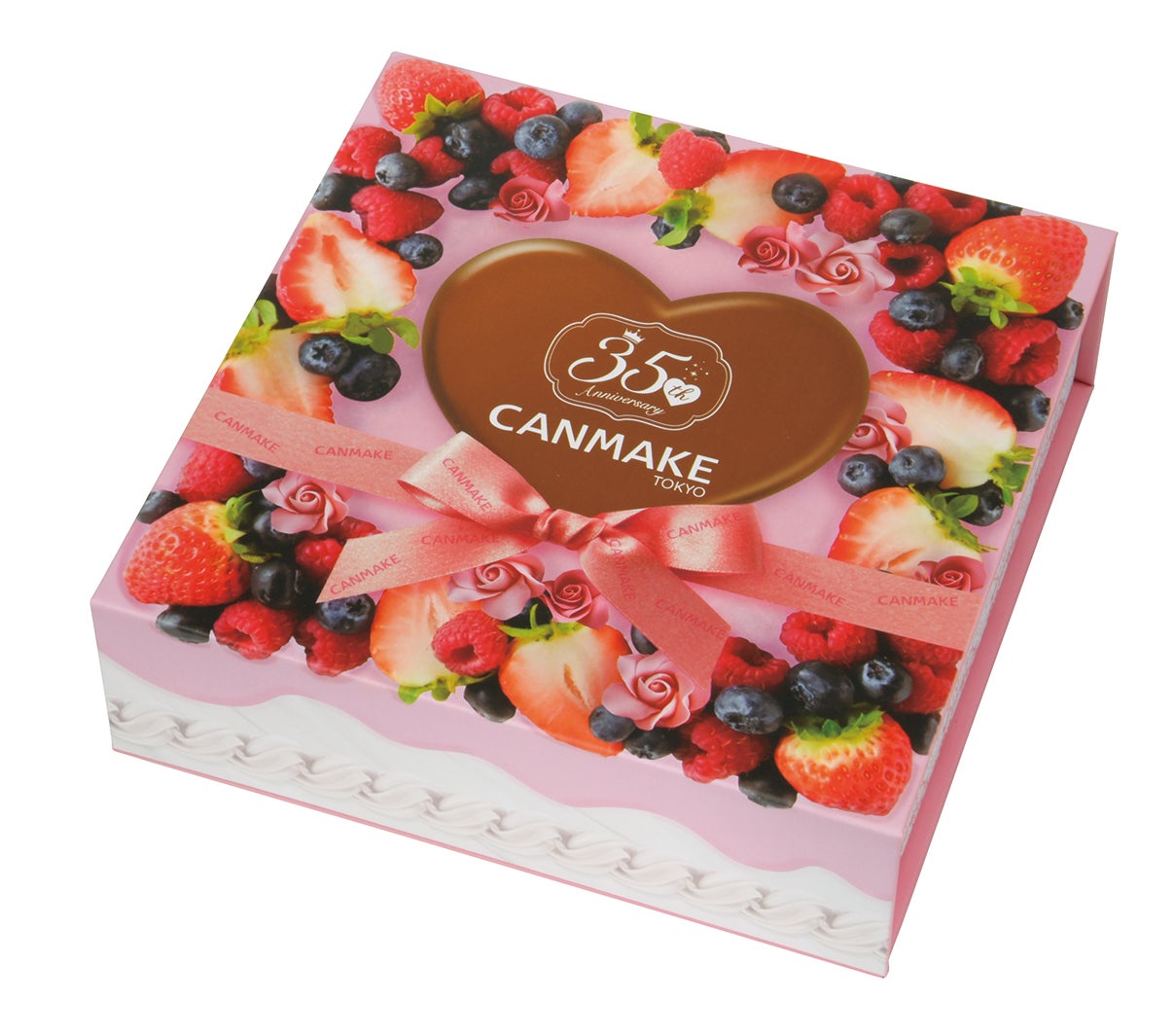 ブランド生誕35周年を盛り上げるようなハッピーなデザイン （画像提供：キャンメイク）