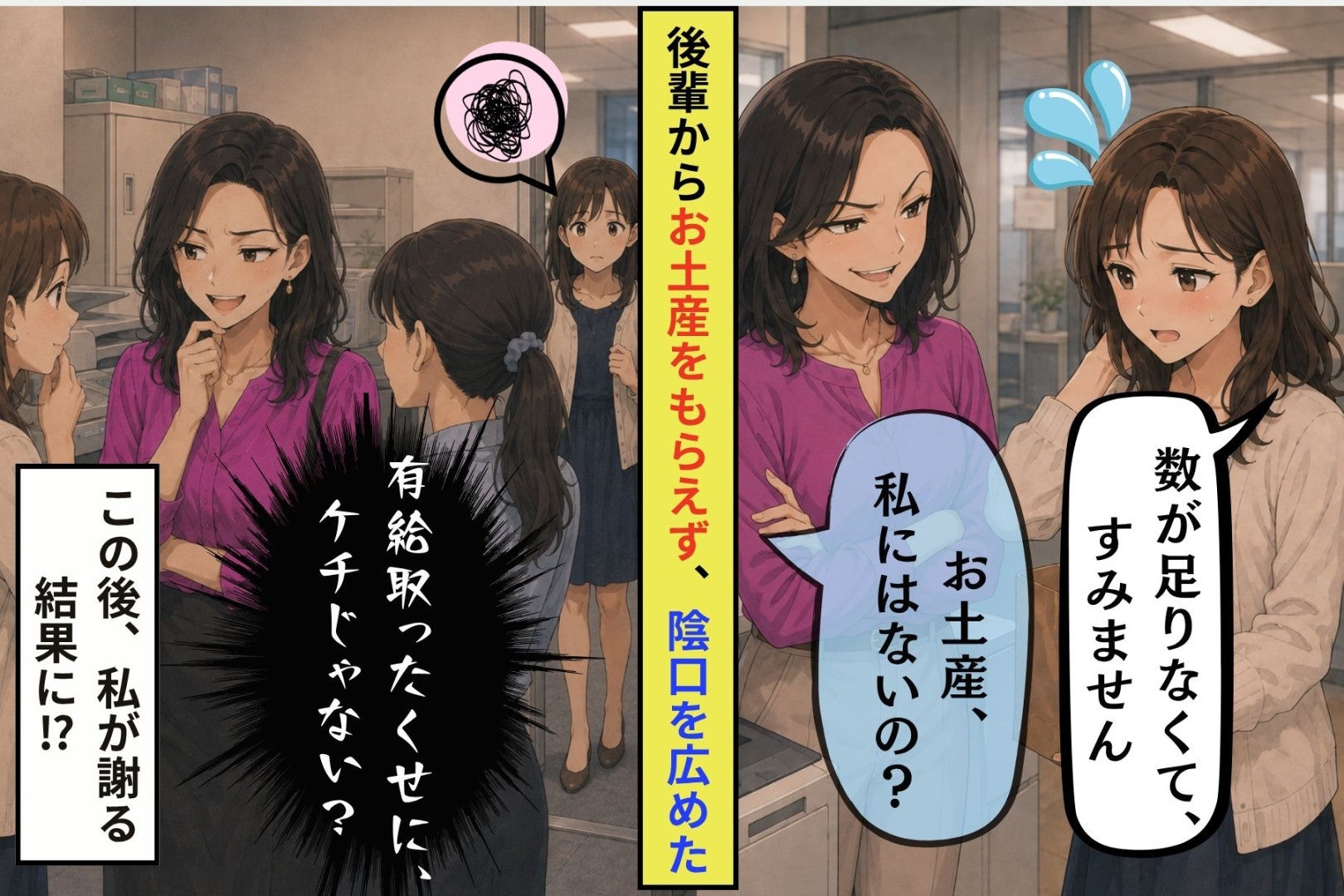 「お土産、私にはないの？」隣の課宛ての荷物を１度受け取った私が、彼女をケチと呼んだ理由