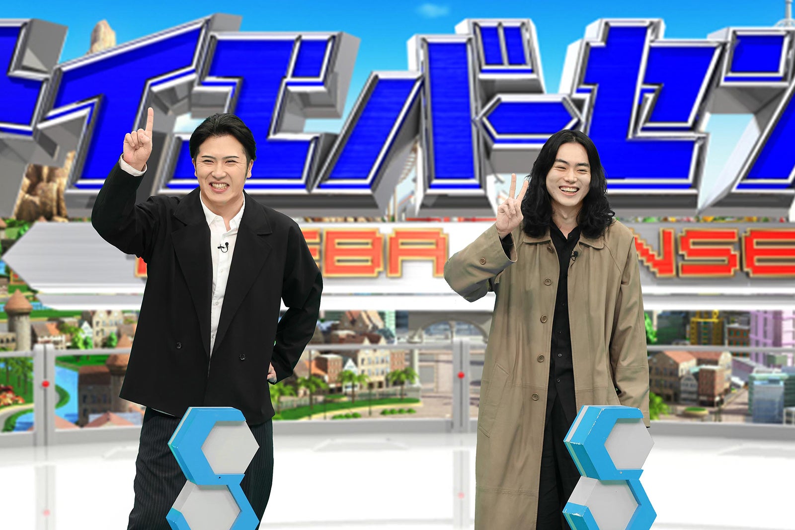 （左から）尾上松也、菅田将暉 （C）フジテレビ