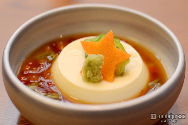 とうもろこし豆腐、旨味出汁