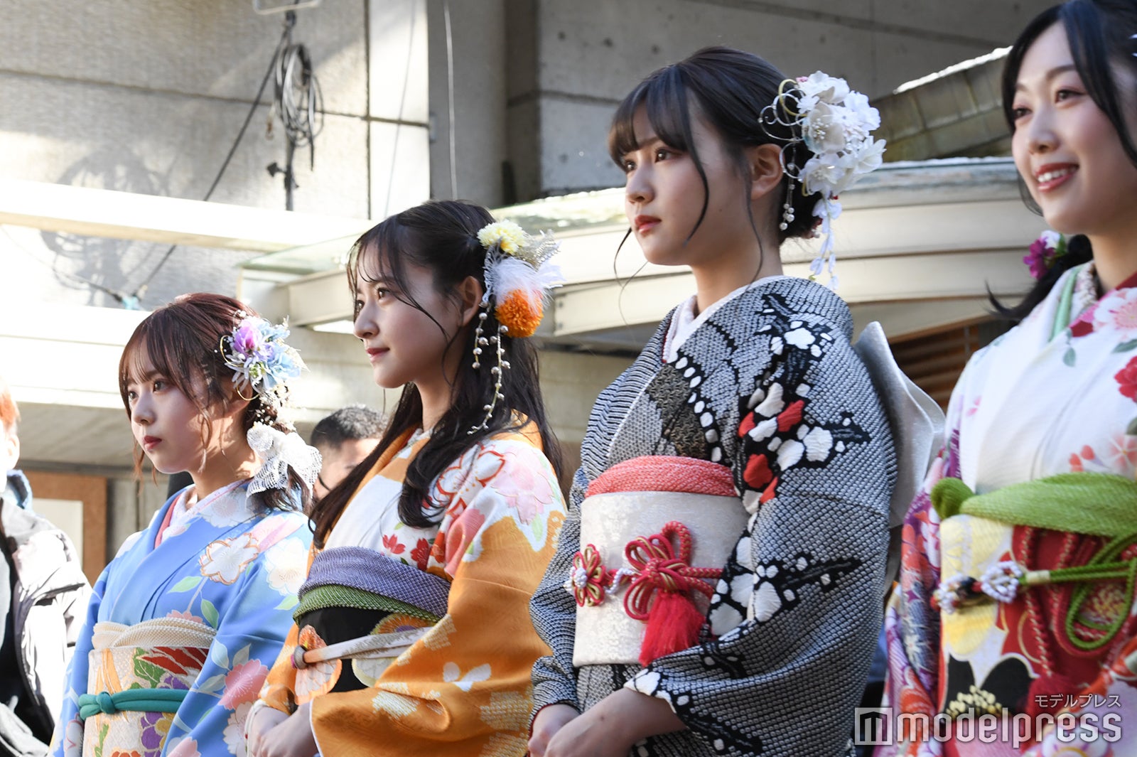 佐藤璃果、金川紗耶、中村麗乃、北川悠理 （C）モデルプレス