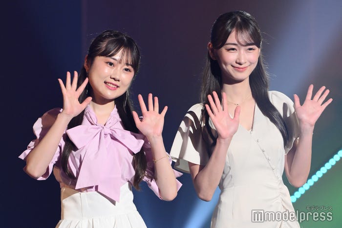 竹中結子さん、畠山柚花子さん/ミス慶應コンテスト2025(C)モデルプレス