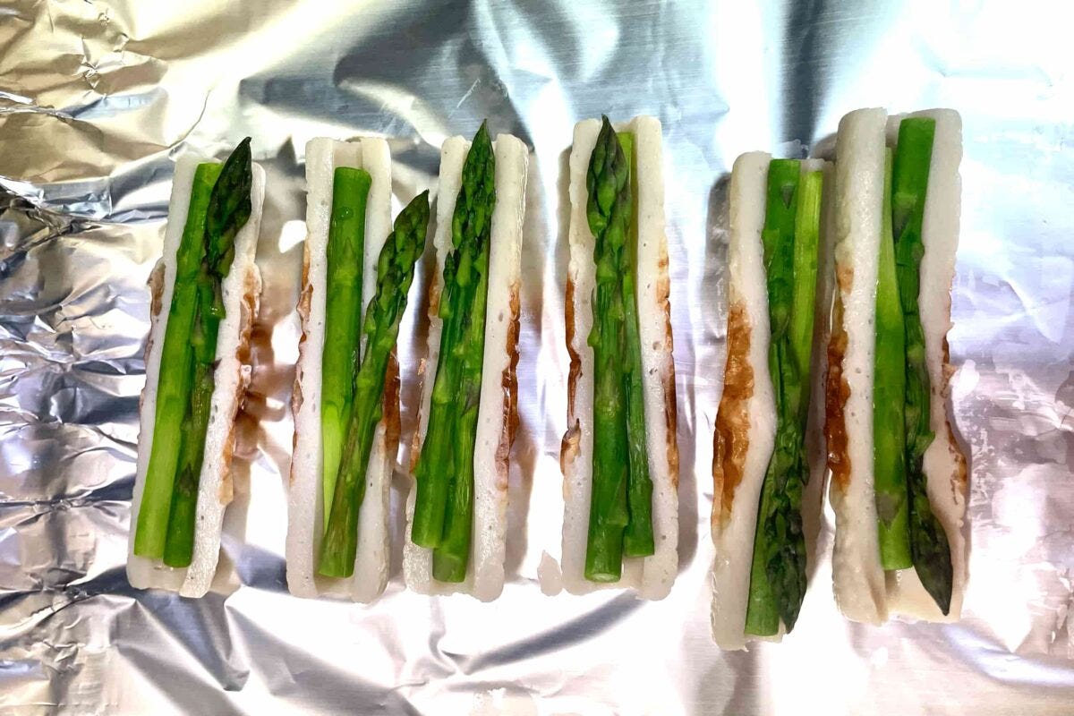こんがりアスパラちくわ