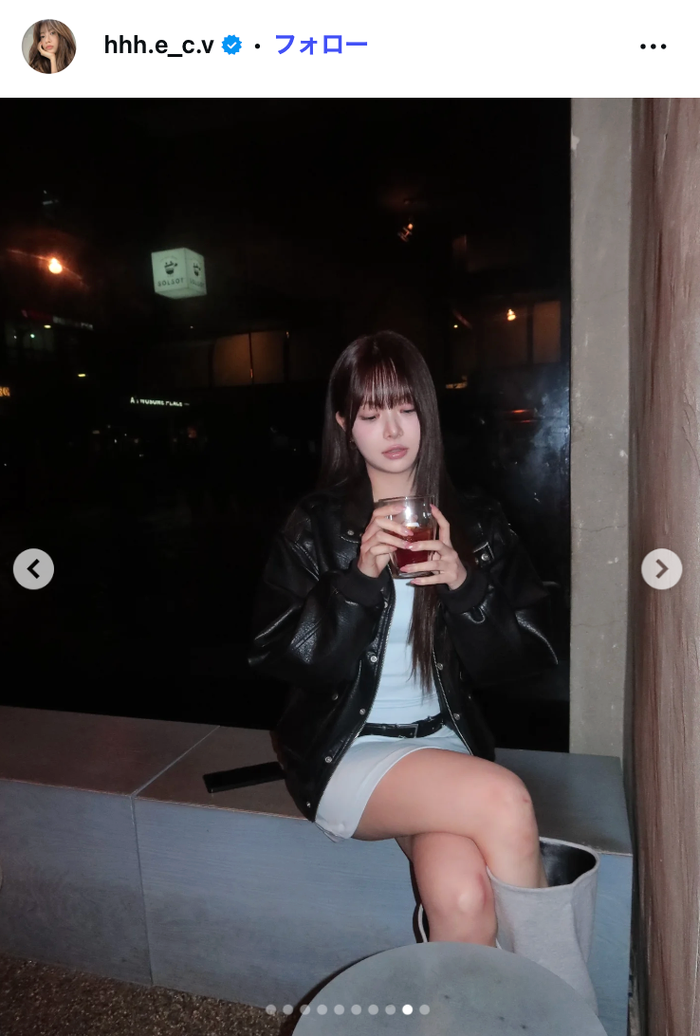 HONG EUNCHAE Instagramより