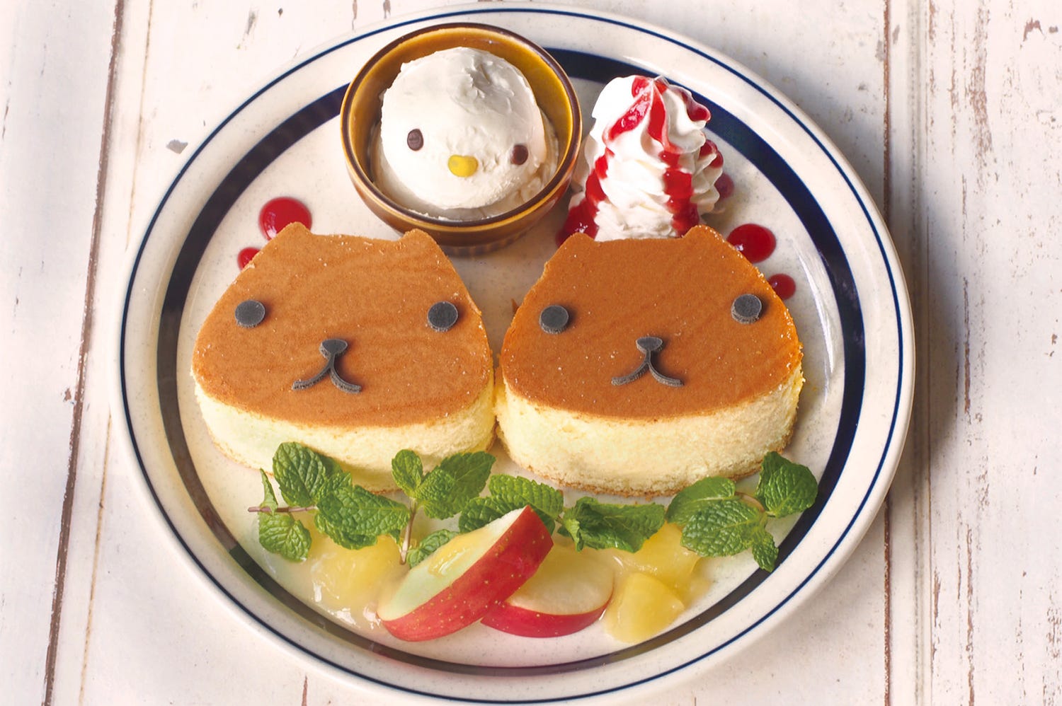 「カピバラさん」限定コラボカフェがOPEN “仔カピのパンケーキ”など全5品