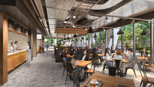 フードホール／画像提供：日本郵政不動産