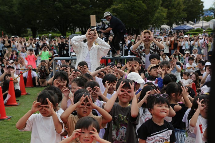 「LDH ダンスワークショップショー」(C)めがねのまちさばえSDGsフェス2025