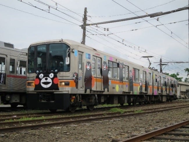 「くまモン」ラッピング電車、東京メトロ銀座線で限定運行
