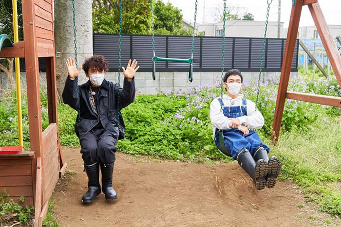 ユースケ・サンタマリア、草なぎ剛 (C)なぎスケ!製作委員会