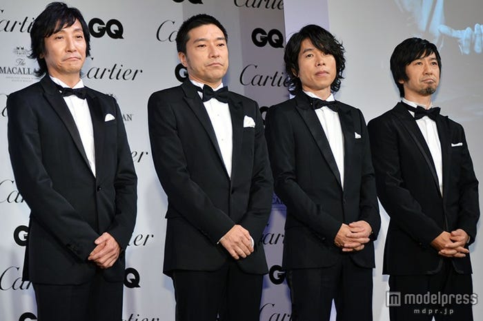 ウルフルズ(左から)ウルフルケイスケ、トータス松本、ジョンB、サンコンJr.