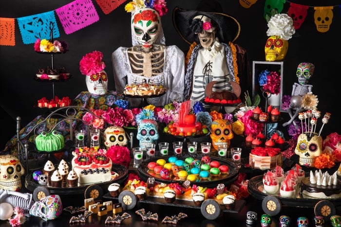 「“ビビかわ”ハロウィンモンスター」～死者の日のパレード～／画像提供：ヒルトン東京お台場