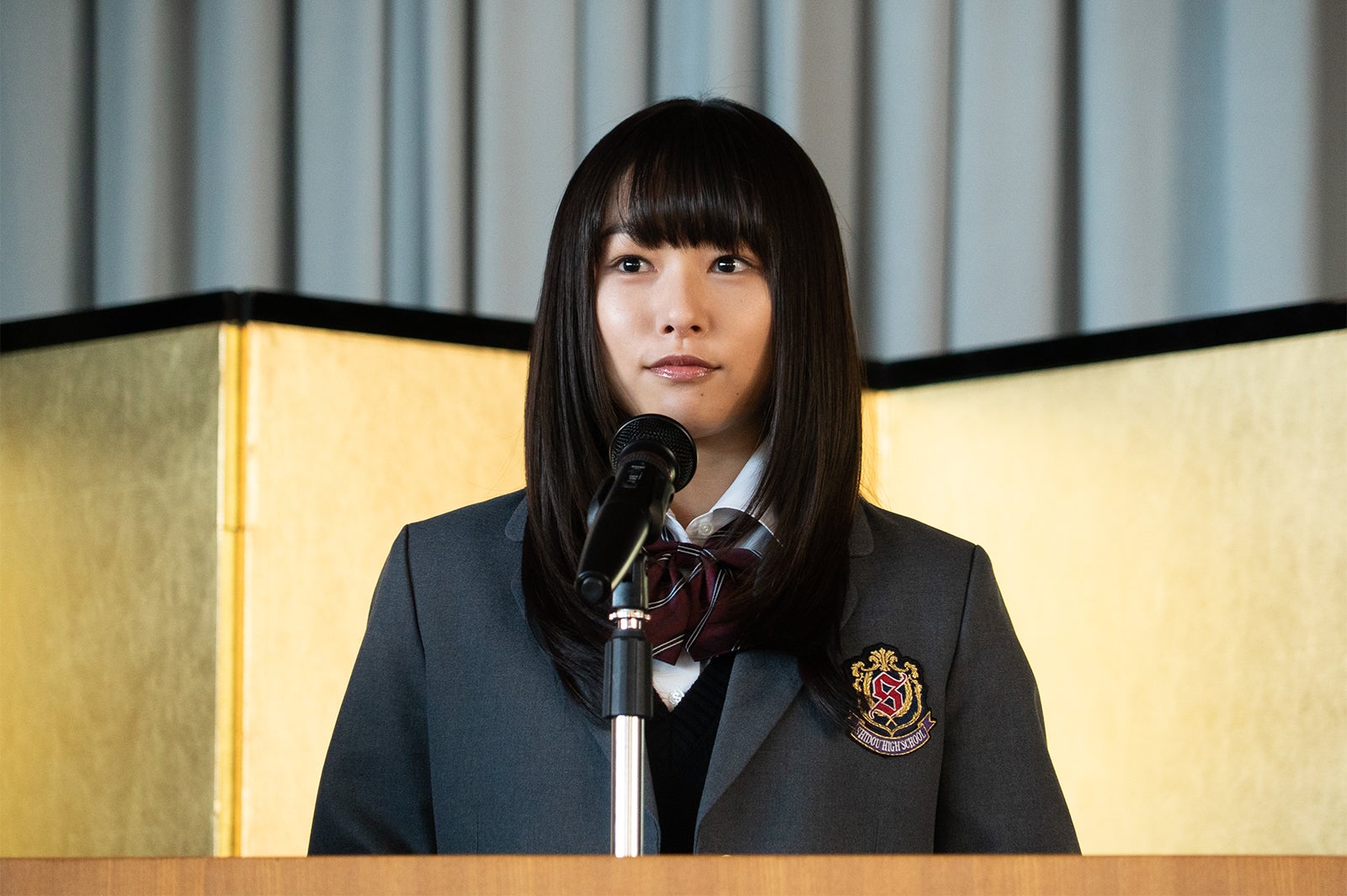 桜井日奈子／「僕の初恋をキミに捧ぐ」第1話より（C）テレビ朝日