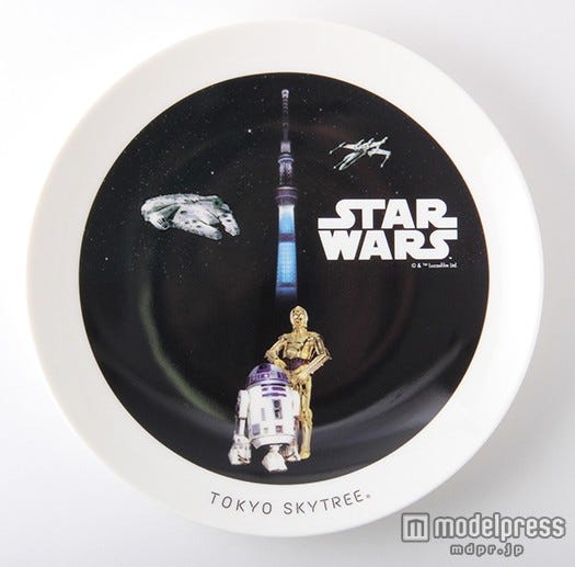SW/TS メモリアルプレートDark side/Light side各¥3,024/(C)2015 Lucasfilm Ltd. & TM. All Rights Reserved.(C)TOKYO-SKYTREE